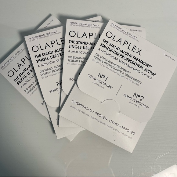 Olaplex Stand Alone Treatment Packettes Set of 4 Salon Professional Hair Repair